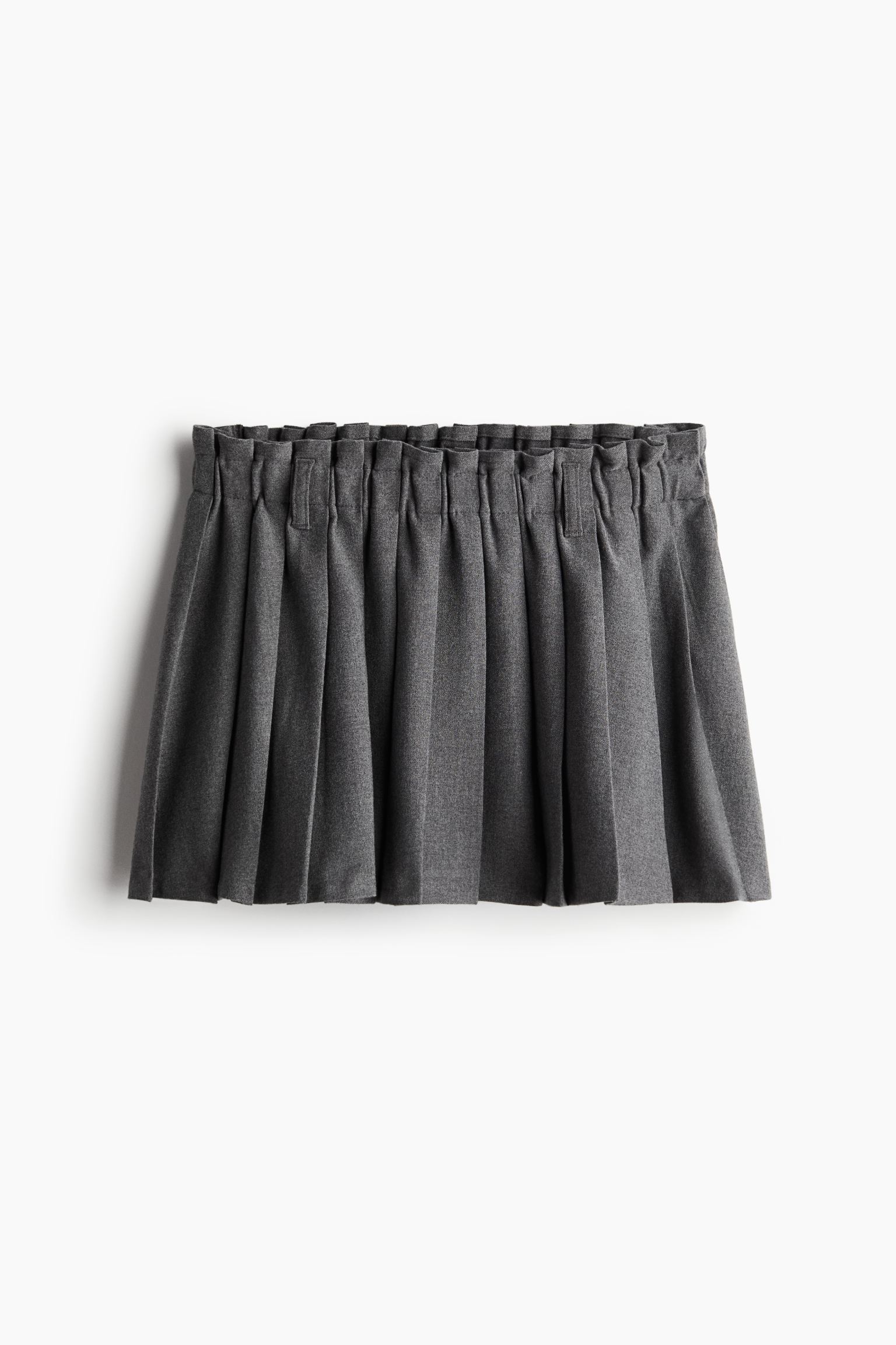 Pleated mini skirt